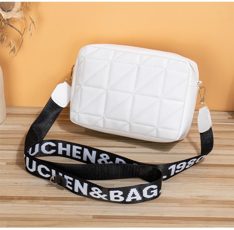 Сумка месенджер жіноча з плечовим ремінцем та гаманцем Білий - фото 2