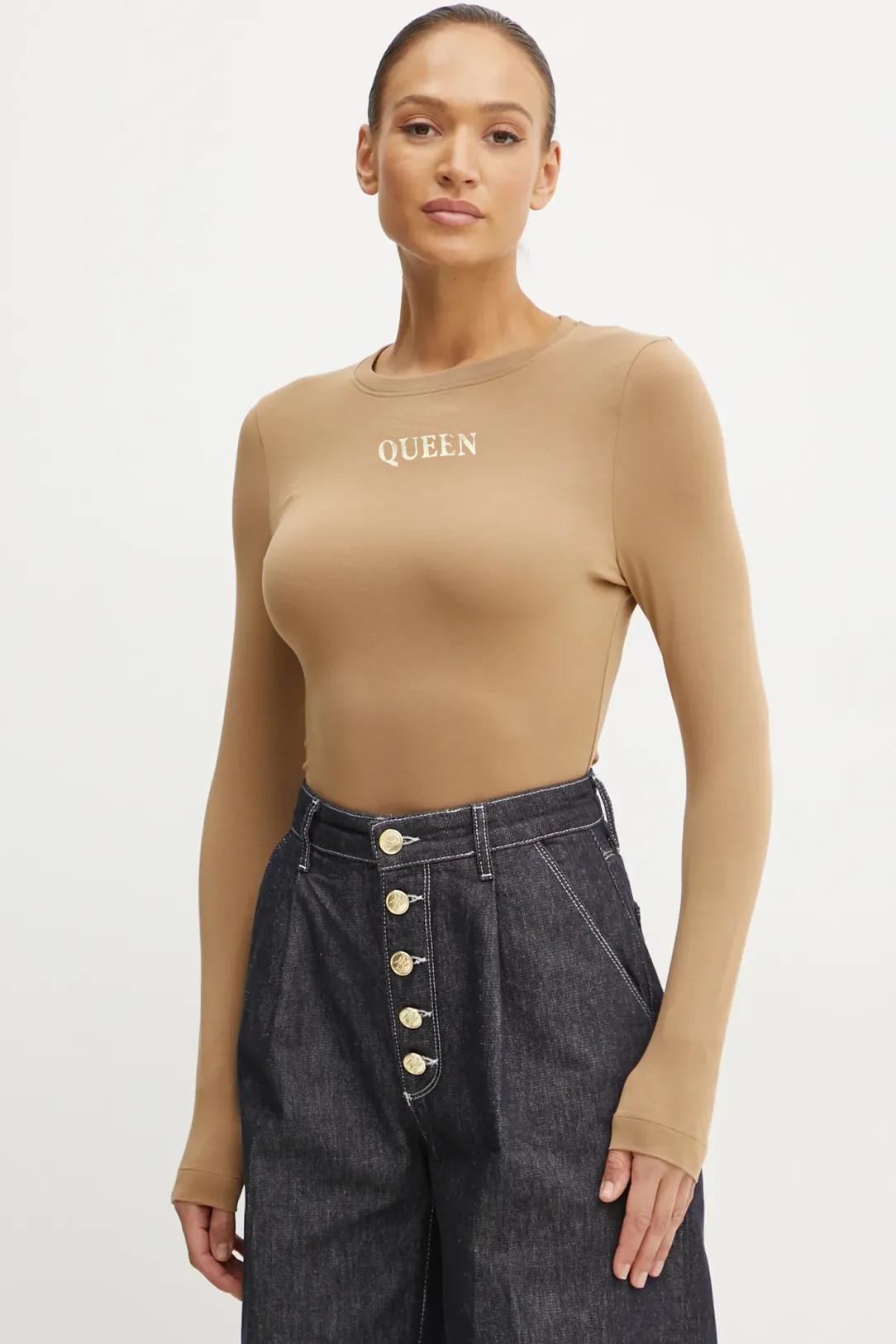 Лонгслив женский 201052 L Бежевый (201052_!311425_M)