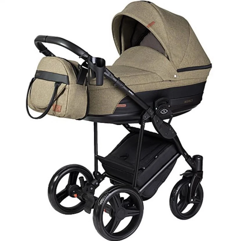 Коляска Angelini Respect Хакі (25157208) - фото 1 Коляска Angelini Respect Хакі (25157208) - фото 1