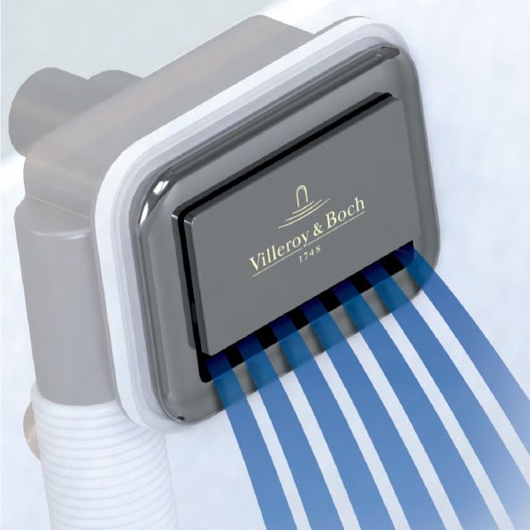 Комплект подключения воды к слив-переливу для ванны Villeroy & Boch Collaro (UPCON0137)