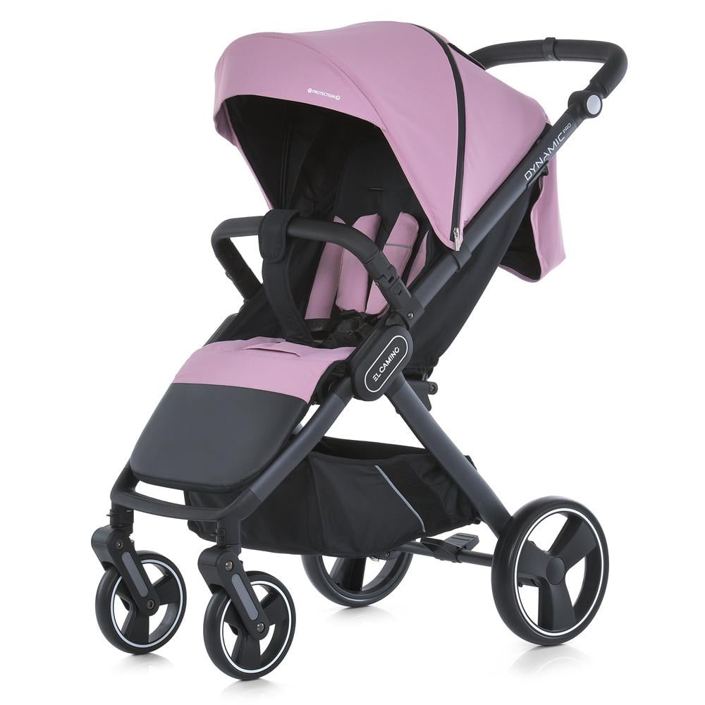 Коляска прогулянкова El Camino DYNAMIC PRO Mauve Pink з чохлом/дощовиком та москітною сіткою Рожевий (ME 1053-3)