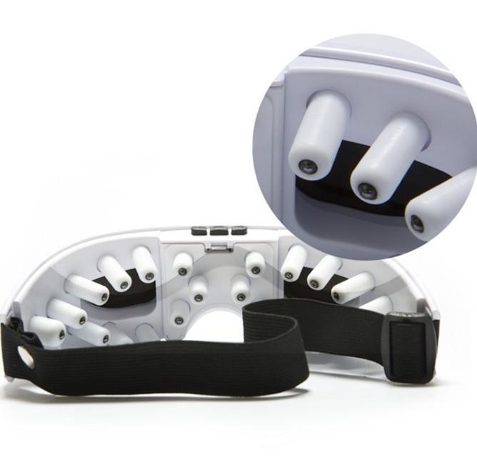 Массажер для глаз SUNROZ Eye Massager массажные очки Белый (SUN2322) - фото 4