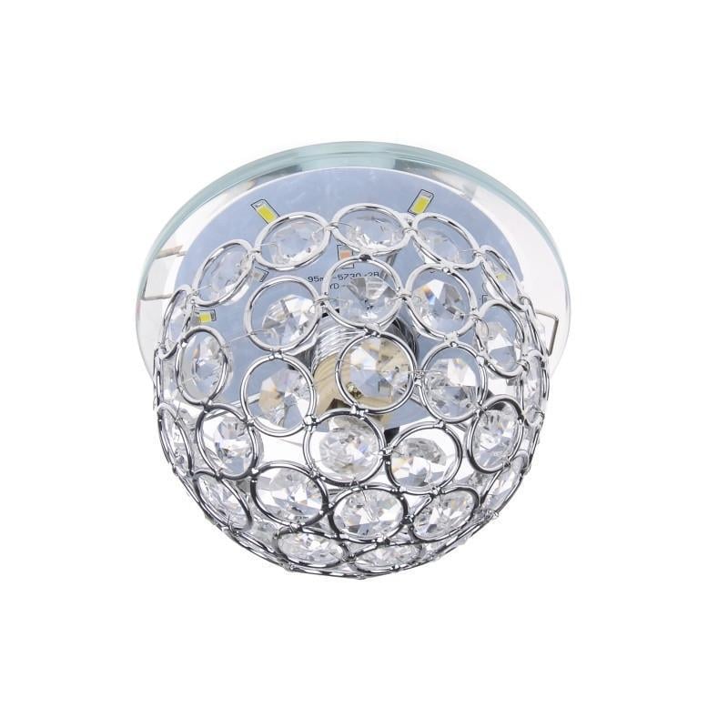 Светильник точечный LED стеклянный HDL-G237 G9 + LED CH