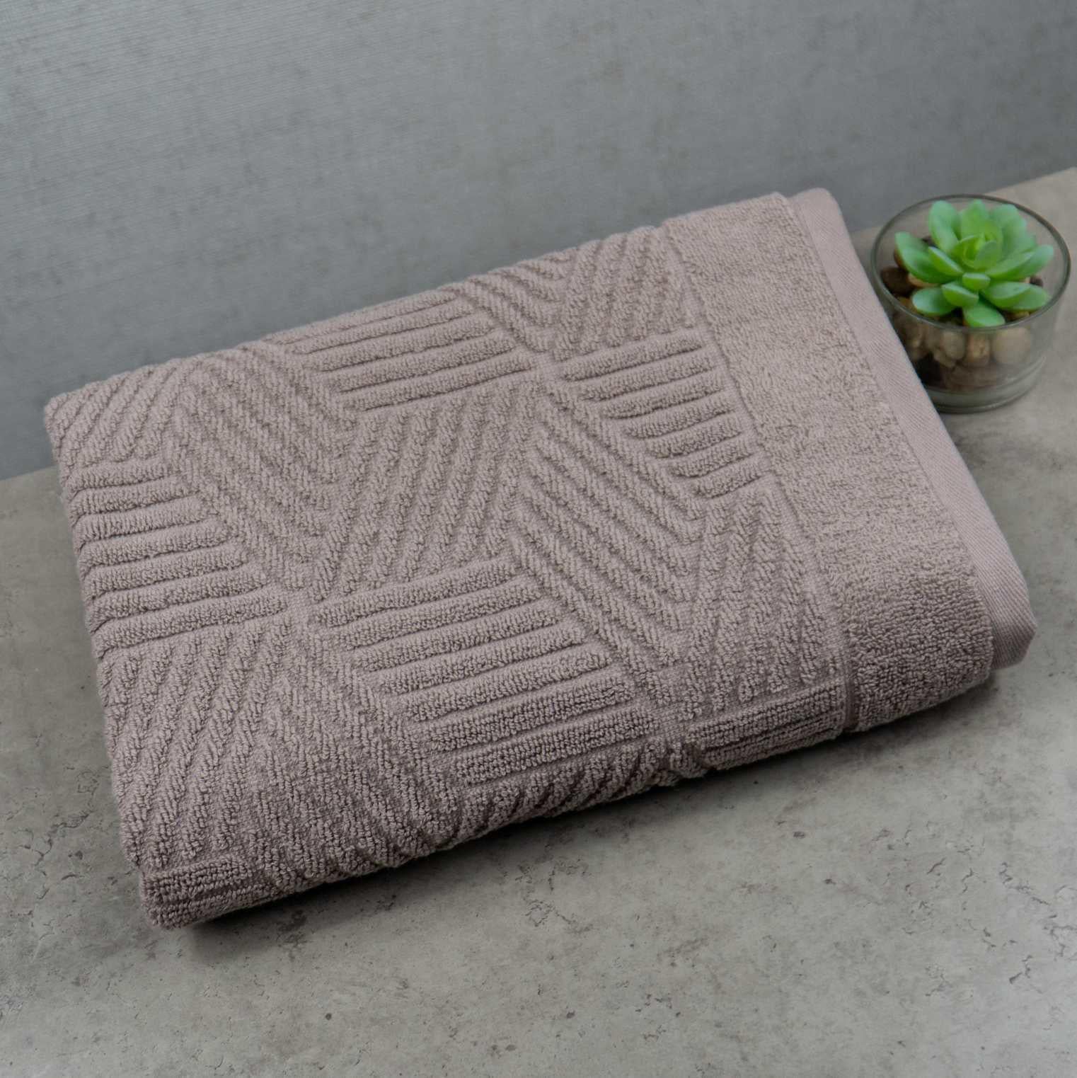 Полотенце махровое для лица и рук GM Textile Уэльс 50х90 см Шоколад (500-90-wales-choco)