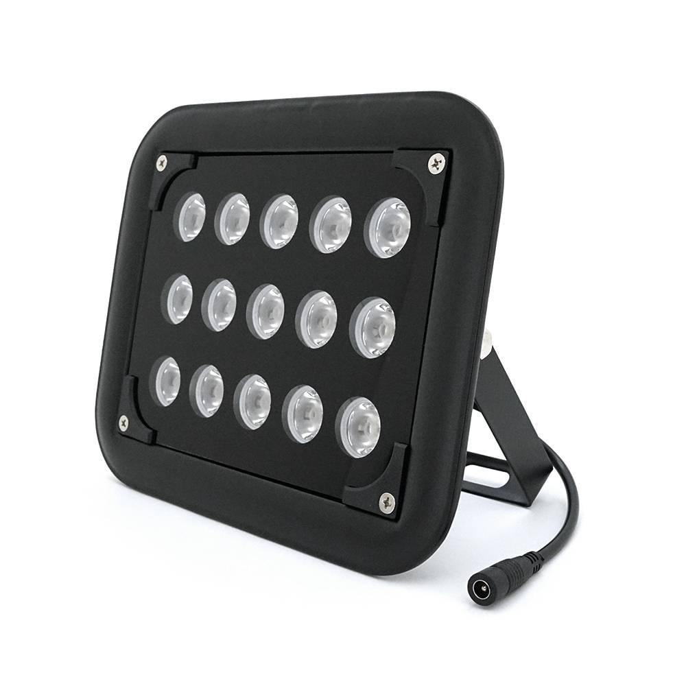 Прожектор LW96-100CFN60-12 15LED IP66 дальність 60 м кут огляду 60° 200х160х50 мм (33387)