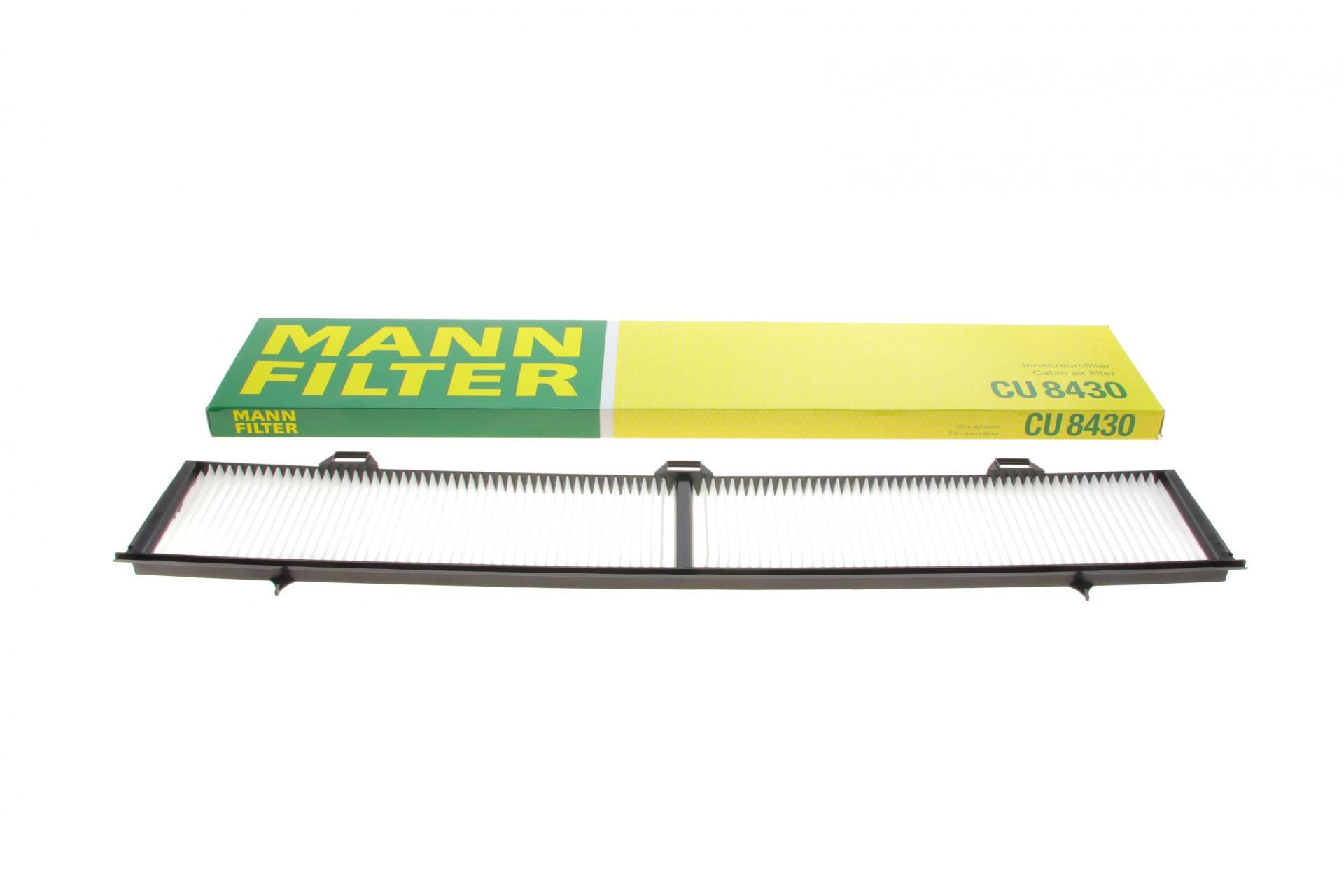 Фильтр салона Mann-Filter для BMW 1 E81/E82/E87/E88 04-/3 E90/E91/E92/E93 05-/X1 E84 09-15 (CU 8430)