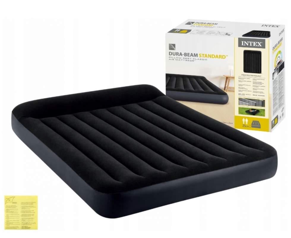 Надувной матрас Intex 64143 двухместный 203х152х25 см (414817)