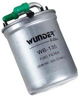 Фильтр топливный Wunder Filter VW Polo с 09 г.в. 1.2TDI/1.4TDI WB 135 6C0127400 6R0127400C
