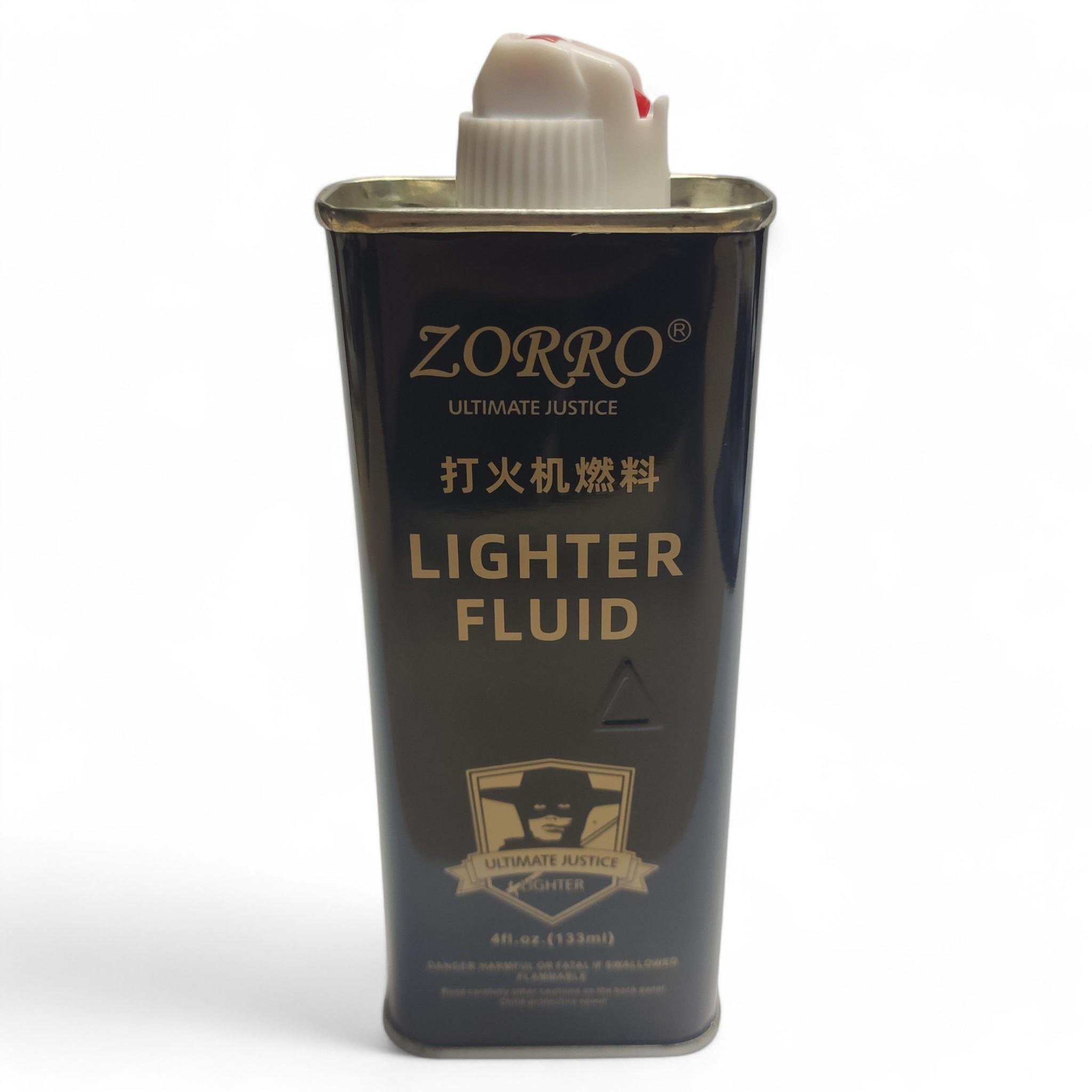 Топливо для заправки зажигалок Zorro 133 мл Black (26063893)