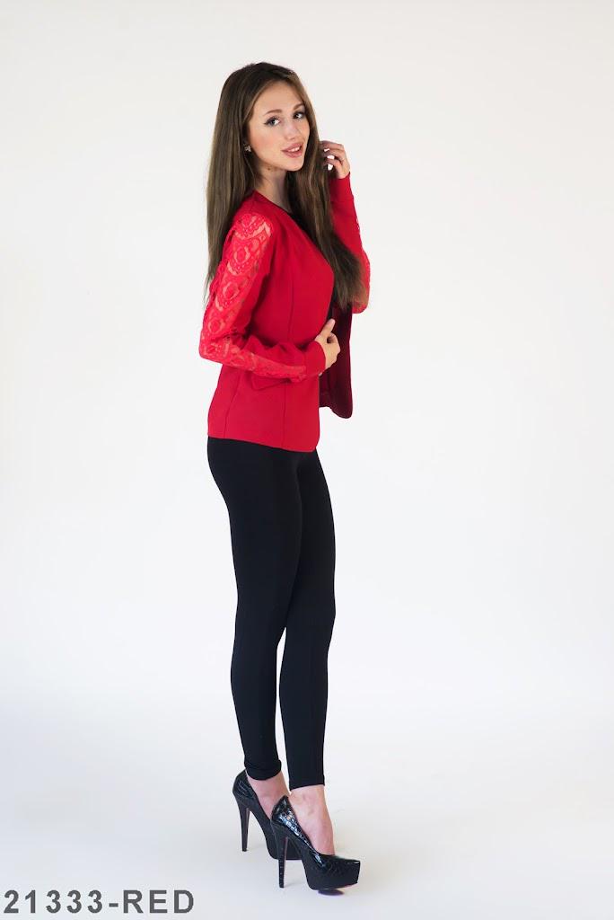 Пиджак женский Podium Darline 21333-RED XS Красный - фото 3 Пиджак женский Podium Darline 21333-RED XS Красный - фото 3