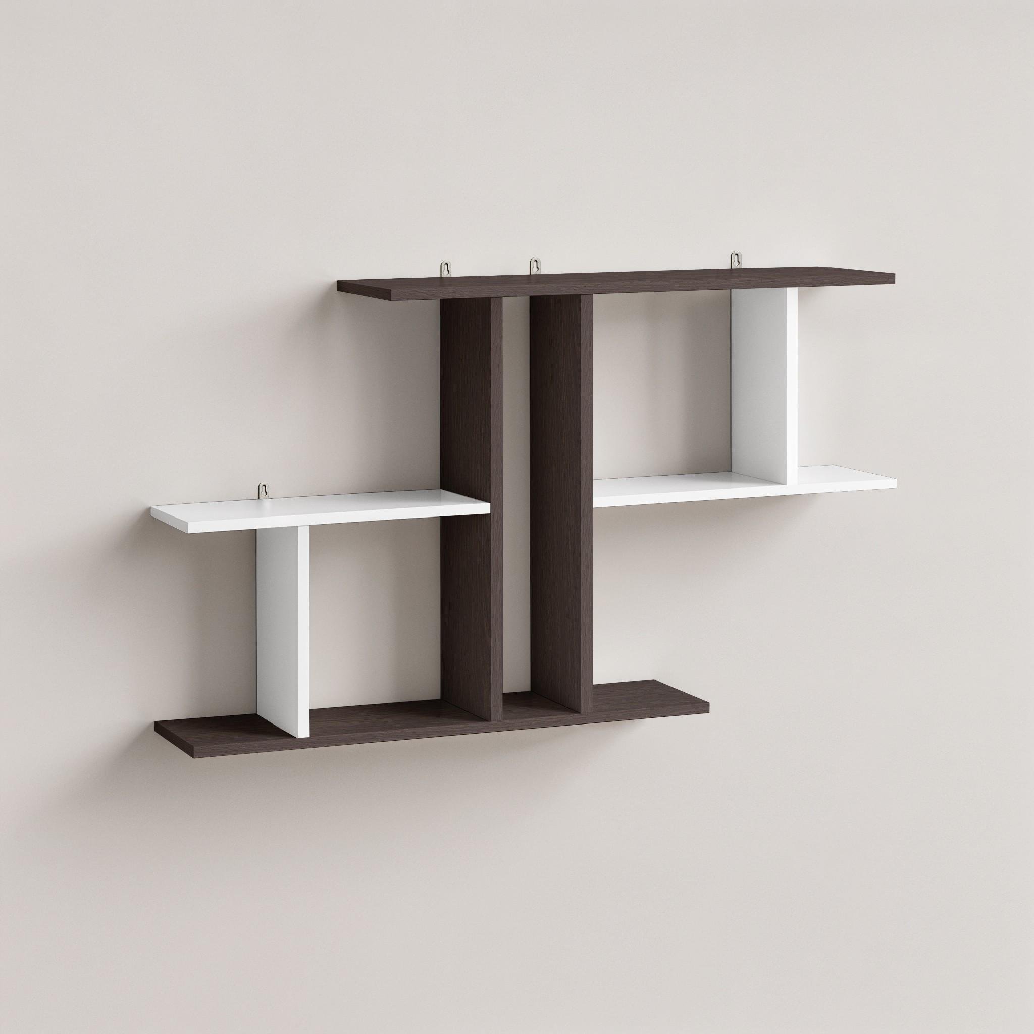 Полка навесная FT-8 1048х180х600 мм Венге Магия/Белый - фото 2