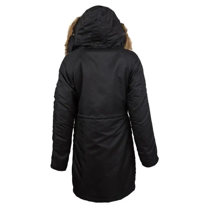 Куртка аляска Alpha Industries Elyse Parka L Black (WJE45500C1BL) - фото 4