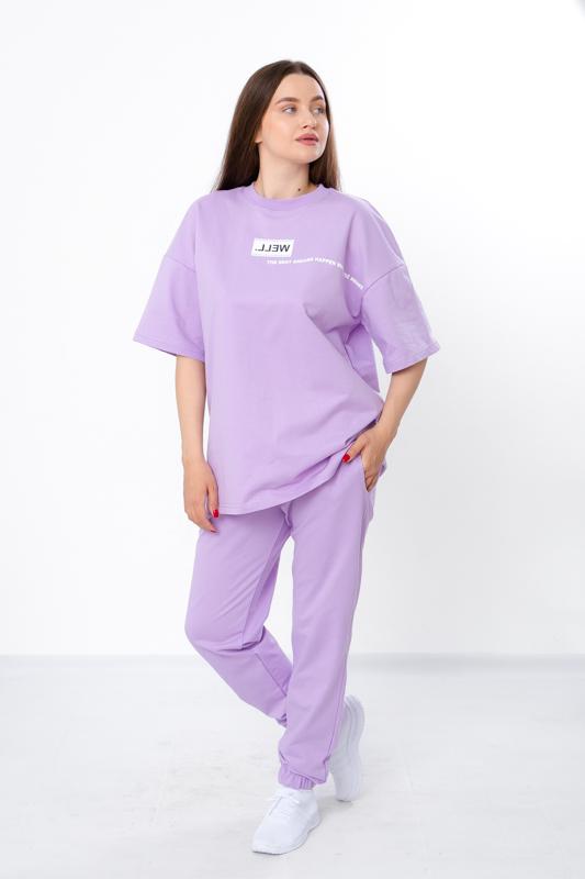 Комплект жіночий футболка та штани Носи Своє р. 46 Фіолетовий (8399-057-33-v5)