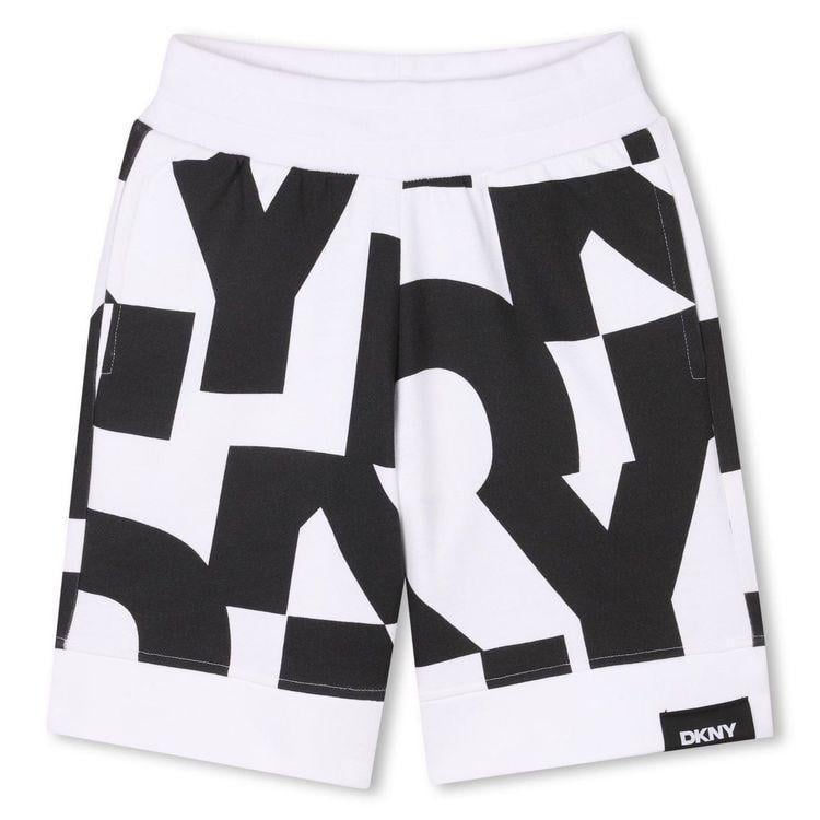 Шорти DKNY 62238 4 роки 100 см Чорно-білий (32540922)