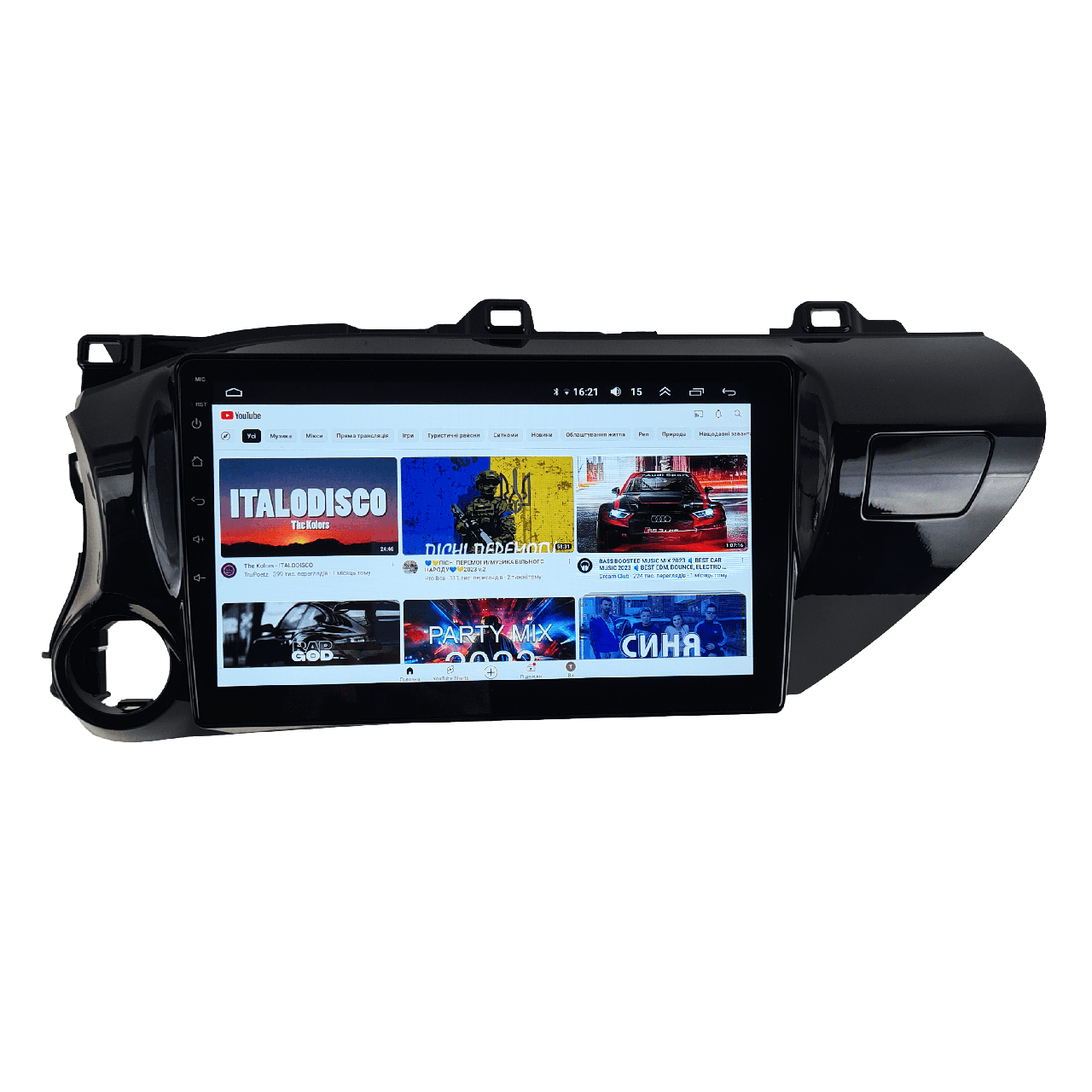 Автомагнітола Toyota Hilux 2015-2020 4/64 8 ядер XYAuto 4G DSP CarPlay на Android (М-ТХл-10-М4)