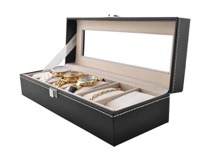 Органайзер-скринька для годинників/прикрас з 6 відділеннями (15380997) - фото 5