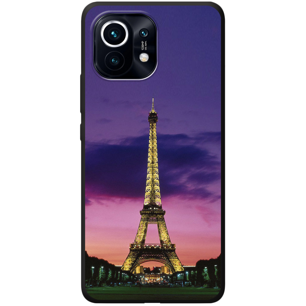 Чохол BoxFace Xiaomi Mi 11 Опівночі в Парижі Чорний силікон (41924-up964-44011)