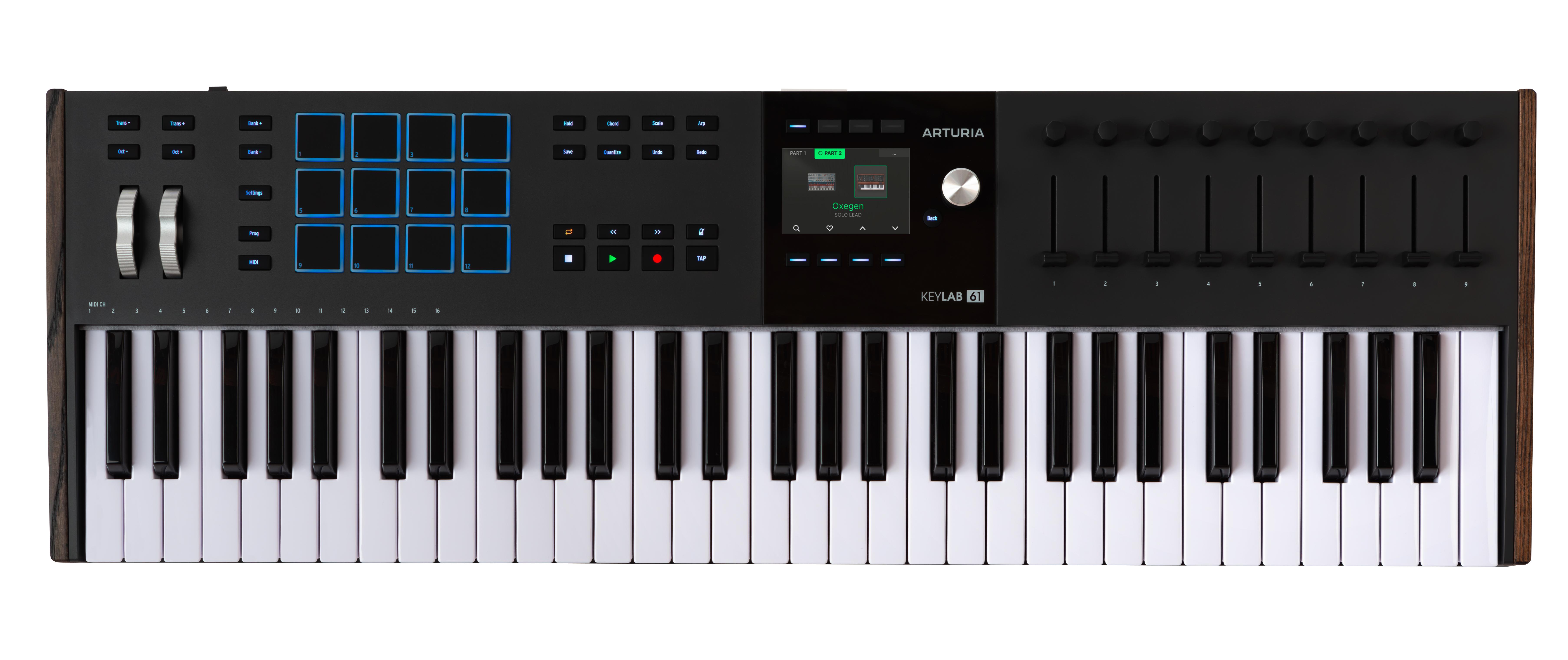 MIDI-клавіатура Arturia KeyLab 61 mk3 Black (66518)