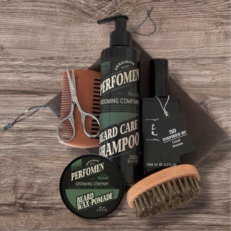 Набор по уходу за бородой и телом шампунь PerfomeN/воск/парфюм Creed Aventus (0006МВ) - фото 2 Набор по уходу за бородой и телом шампунь PerfomeN/воск/парфюм Creed Aventus (0006МВ) - фото 2
