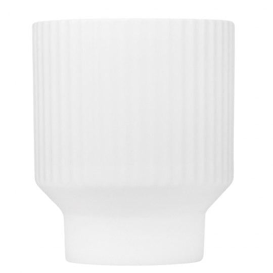 Кашпо Элеганс 15,5х13 см Белый (9154-006)