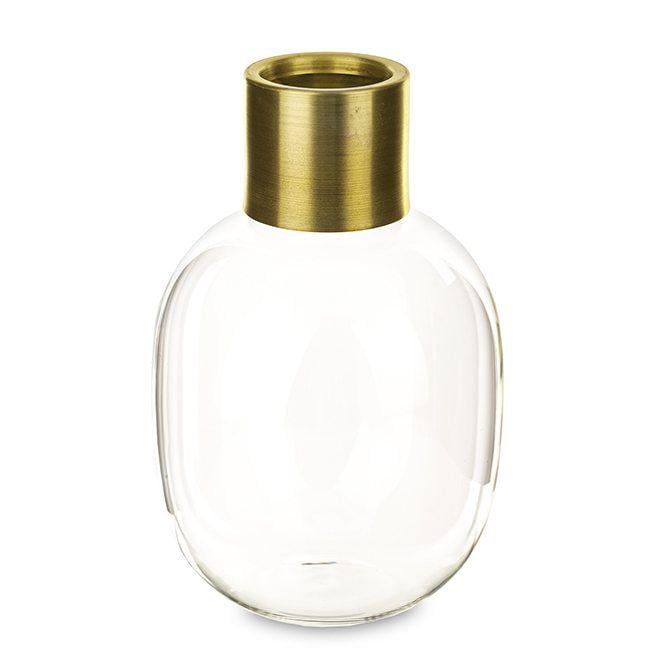 Ваза стеклянная Flora H-18 см (34253)