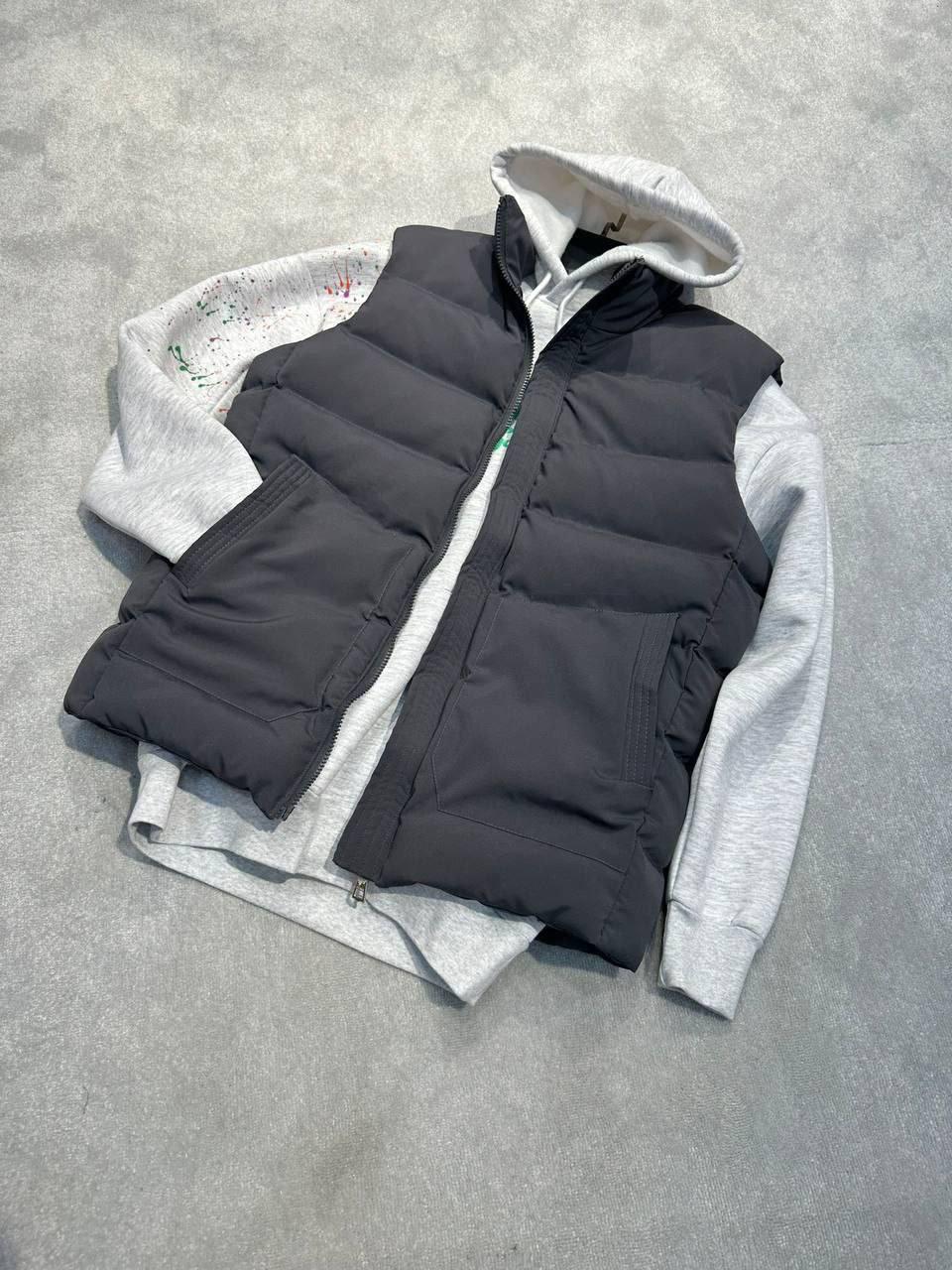 Жилетка чоловіча демісезонна L-XL Чорний - фото 2 Жилетка чоловіча демісезонна L-XL Чорний - фото 2