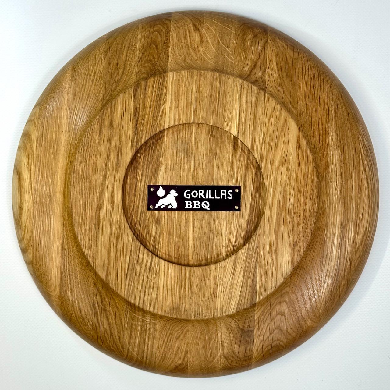 Тарілка дерев'яна 30 см (DS9) - фото 4 Тарілка дерев'яна 30 см (DS9) - фото 4