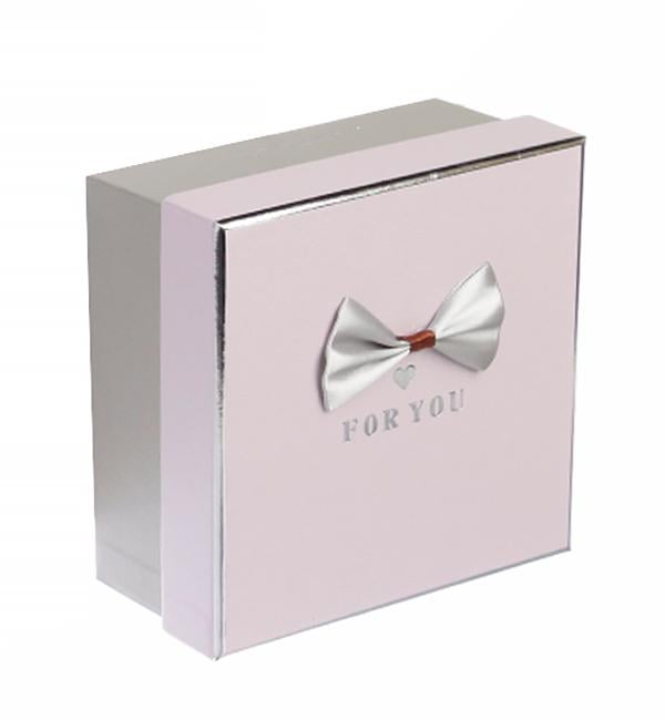 Подарочная коробка For you 15x15x7,5 см Розовый