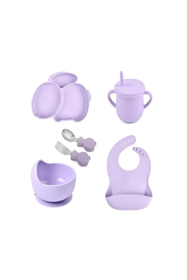 Набор детской посуды HOME MA-4907 силикон 6 пр. Набор детской посуды HOME MA-4907 силикон 6 пр.