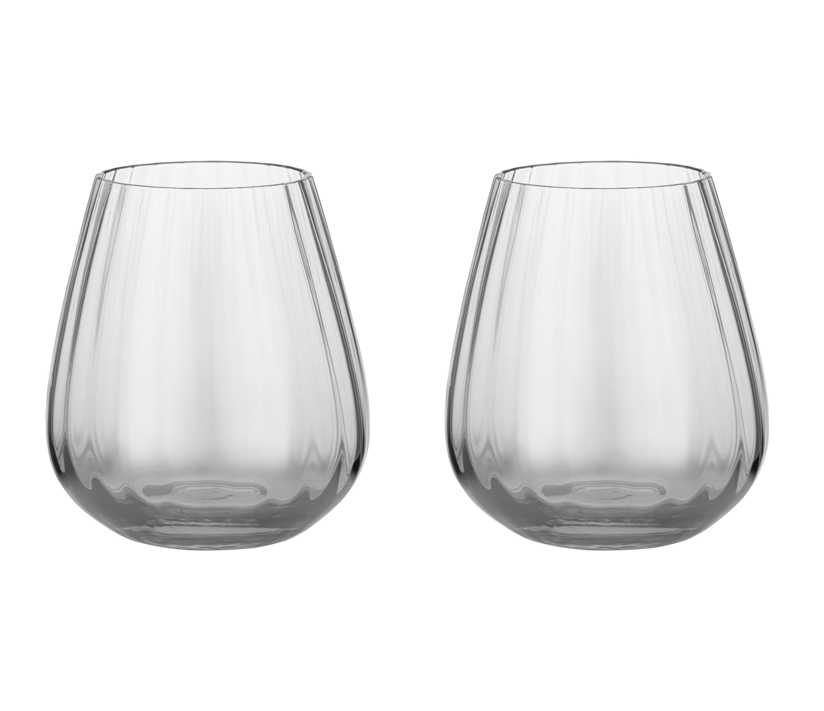 Стаканы Ardesto Orion Black Mars стекло 2 шт. по 400 мл Прозрачно-серый (624758)