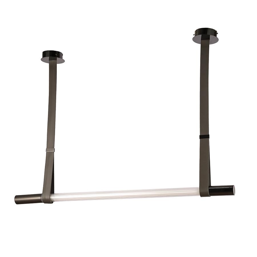 Люстра подвесная светодиодная Levistella LED подвесная 807B01 1200 PLBK/DGY Черный