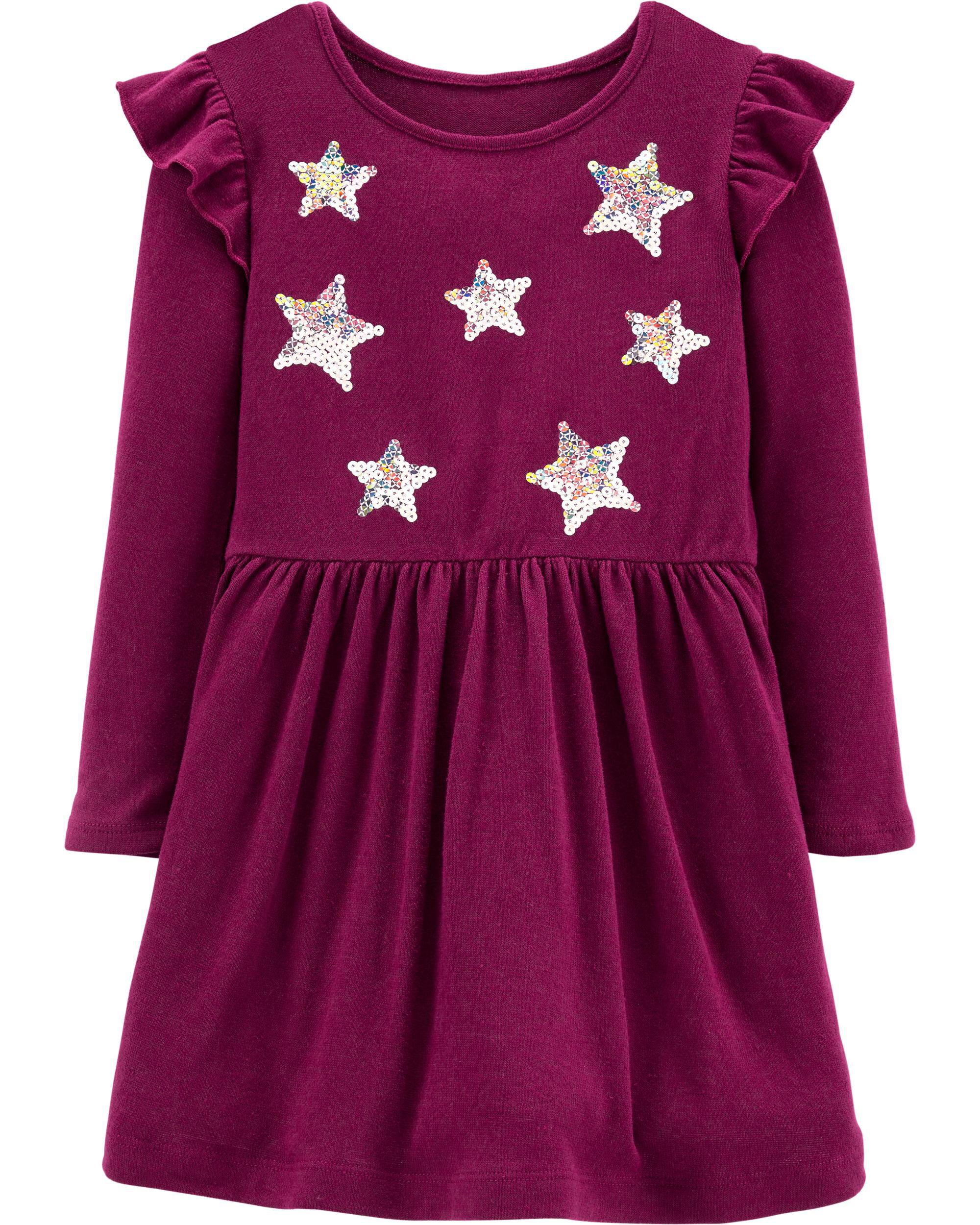 Платье для девочки Carter's с длинным рукав 110 см Burgundy (29525710) Платье для девочки Carter's с длинным рукав 110 см Burgundy (29525710)