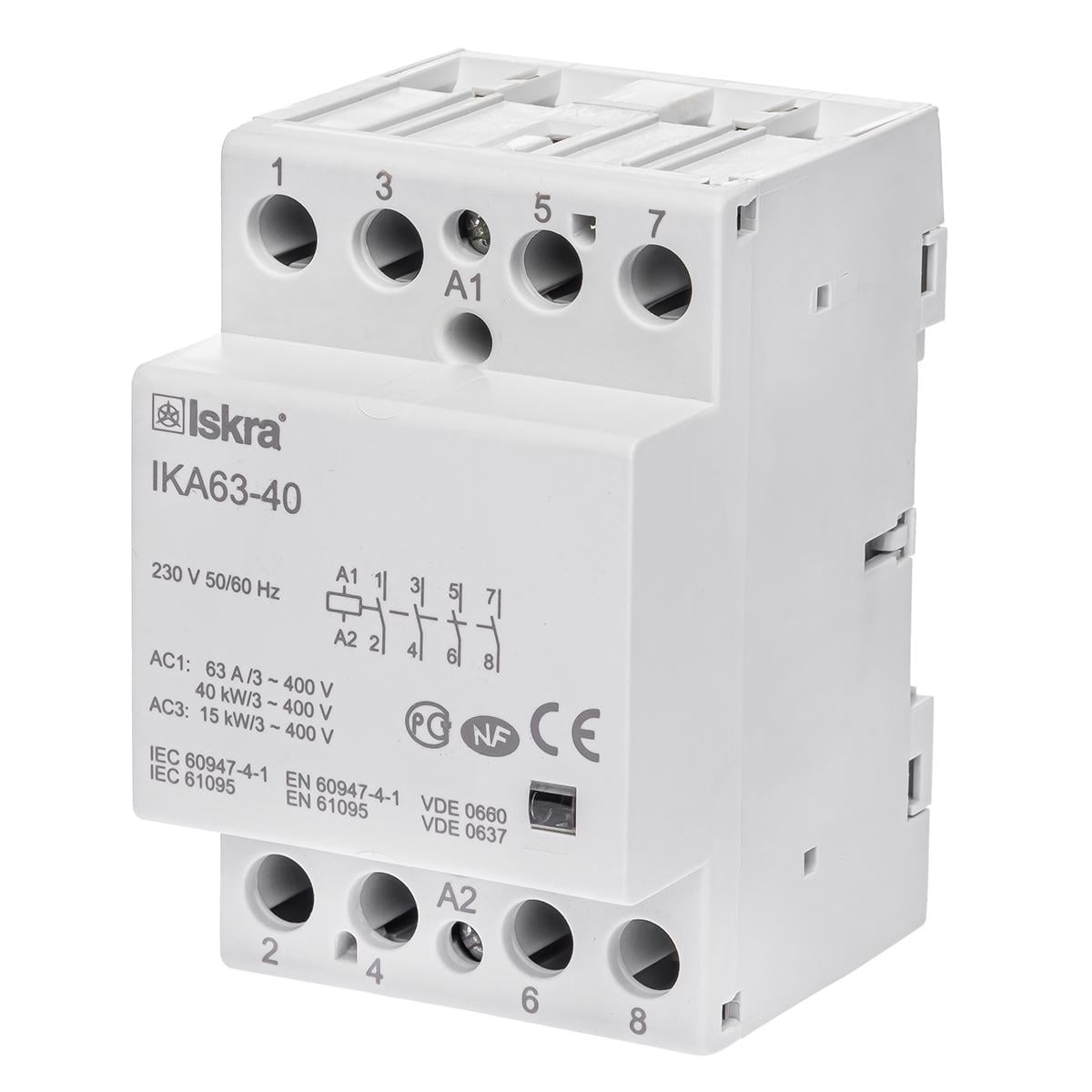 Контактор Iskra IKA63-40 63А 230 В 50 Гц (30045522000)