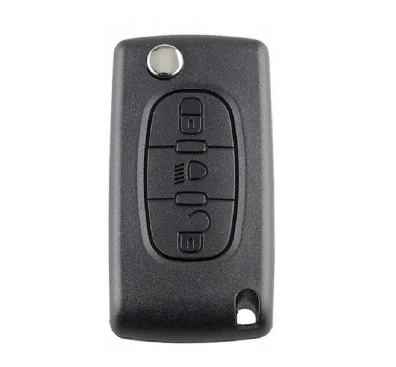 Корпус викидного автоключа для Peugeot KS04A