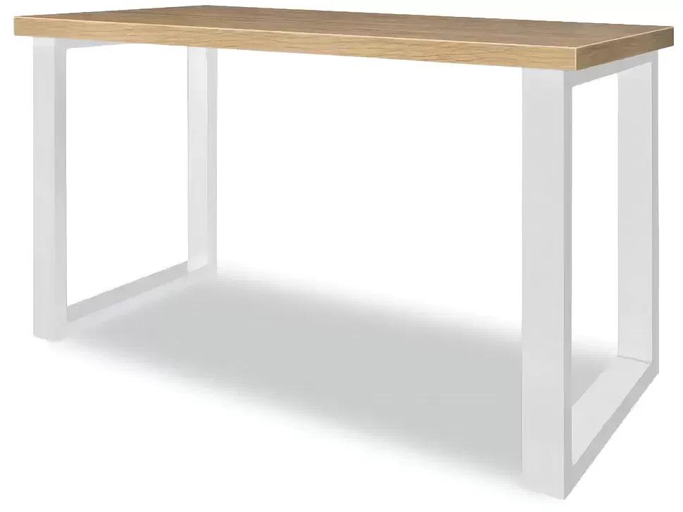 Письменный стол спот Металл-Дизайн Оверхед Белый Бархат/Дуб античный (48271) - фото 3 Письменный стол спот Металл-Дизайн Оверхед Белый Бархат/Дуб античный (48271) - фото 3