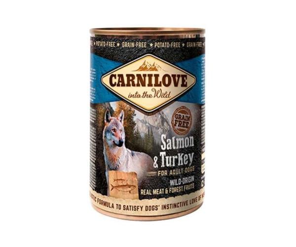 Консерви Carnilove Salmon&Turkey for Dogs з лососем та індичкою для дорослих собак 400 г