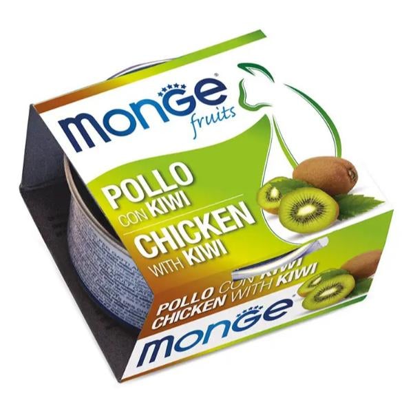 Корм для кошек влажный Monge Cat Wet курица из киви 80 г (000025710)