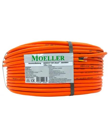 Провод соединительный ПВС 3х2,5 DIN Moeller HO5VV-F Оранжевый (164336) - фото 2