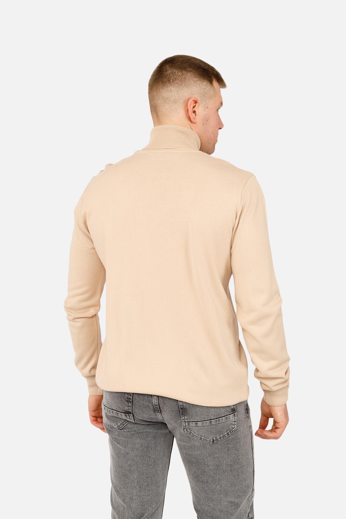 Гольф мужской ЦБ-00260686 р. 50 Бежевый (SKT001023027) - фото 4 Гольф мужской ЦБ-00260686 р. 50 Бежевый (SKT001023027) - фото 4