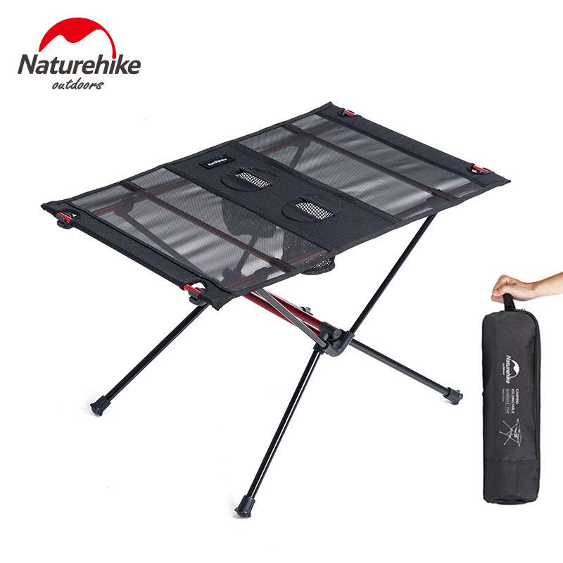 Стол раскладной Naturehike NH19Z027-Z с алюминиевым каркасом и сеткой Черный (29-79-6927595736777) - фото 4