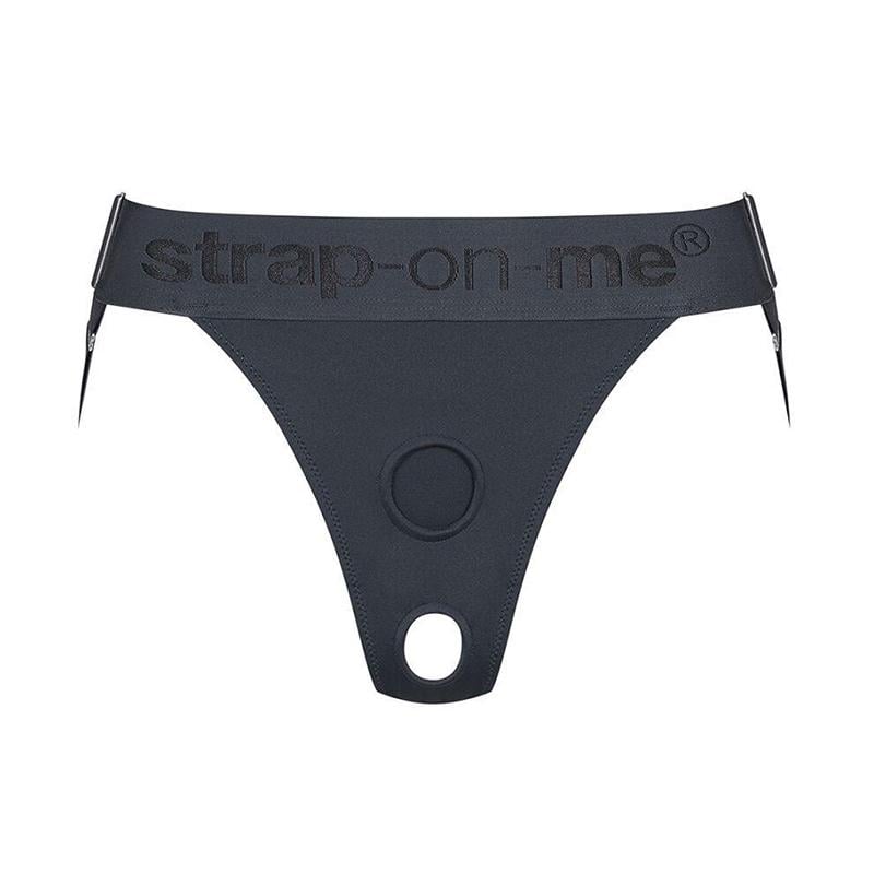 Трусики для страпона Strap-On-Me Lingerie Harness Unique Серый (54191)