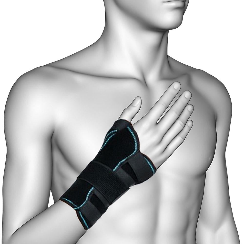 Ортез на лучезапястный сустав Алком с фиксацией большого пальца правый (4065)