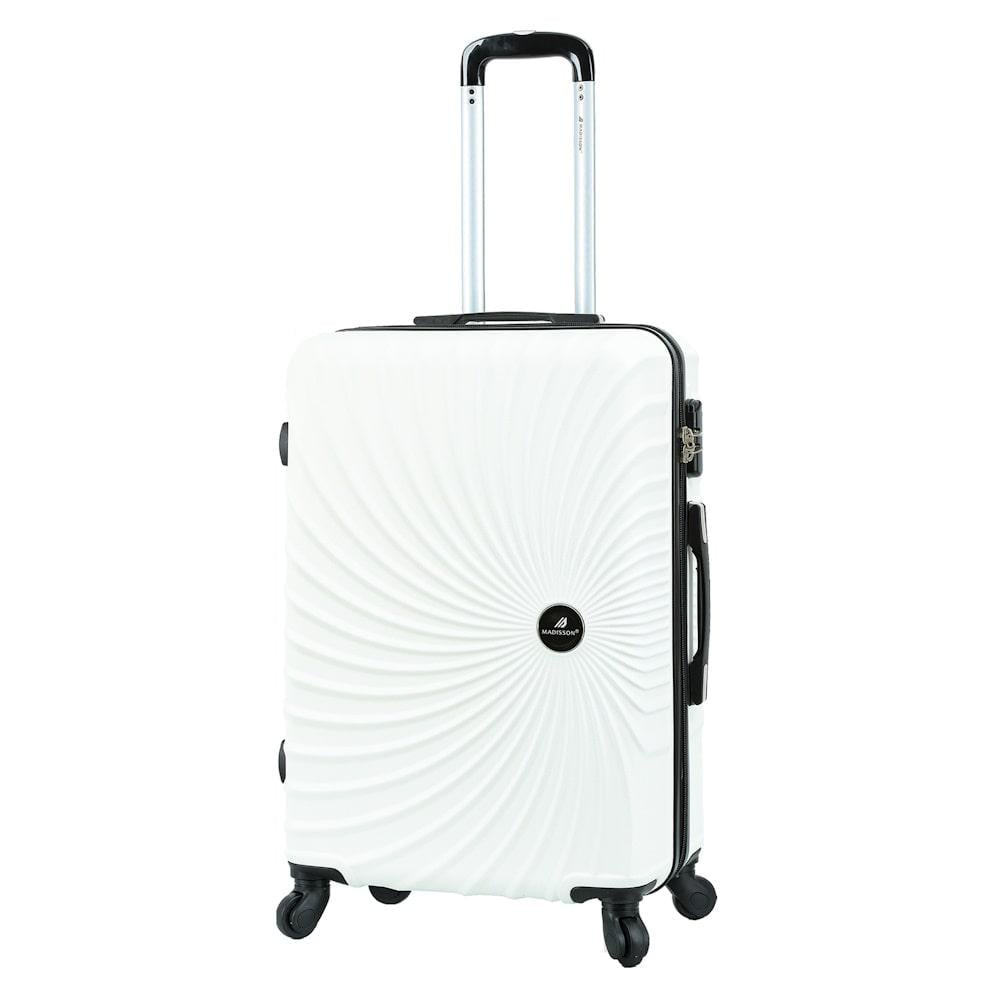 Чемодан средний Мadisson Snowball 44603 поликарбонат M Белый