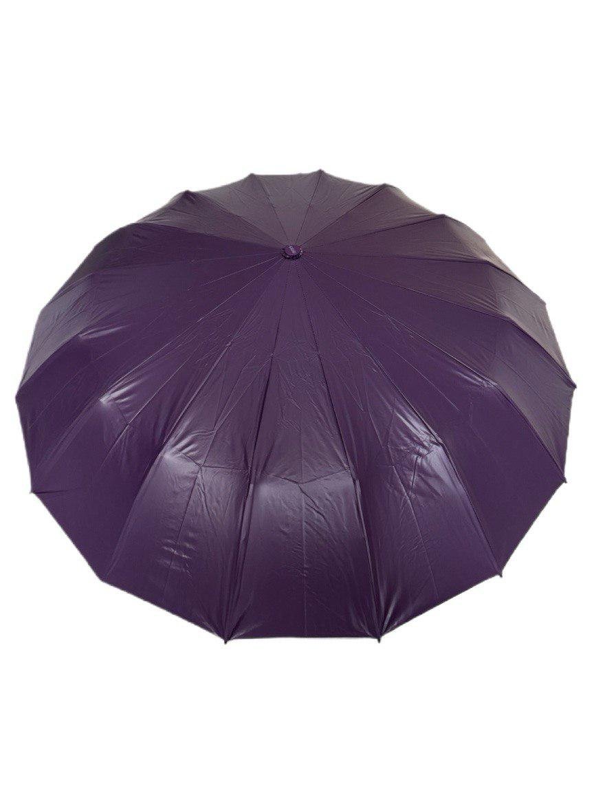 Парасолька-автомат жіноча Три Слона з квітами та однотонним куполом 16 спиць антивітер Фіолетовий (7569/2) - фото 5 Парасолька-автомат жіноча Три Слона з квітами та однотонним куполом 16 спиць антивітер Фіолетовий (7569/2) - фото 5