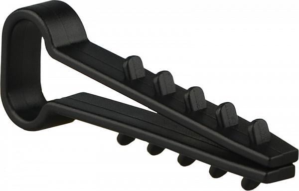 Дюбель-хомут АСКО-Укрем 8х5 мм для плоского провода полиэтилен 1 шт. Черный (000002078)