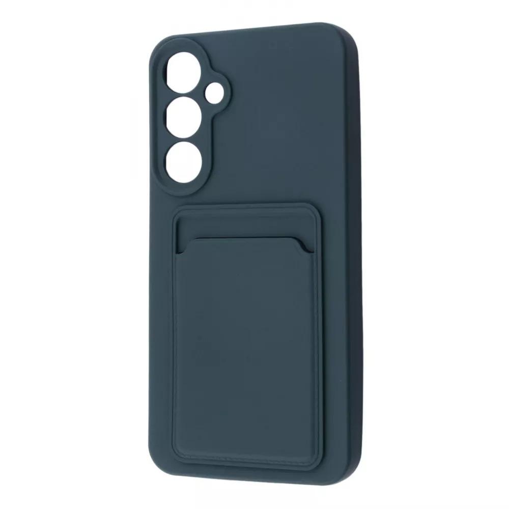 Чехол-накладка для телефона WAVE Colorful Pocket Samsung Galaxy A55 Dark green