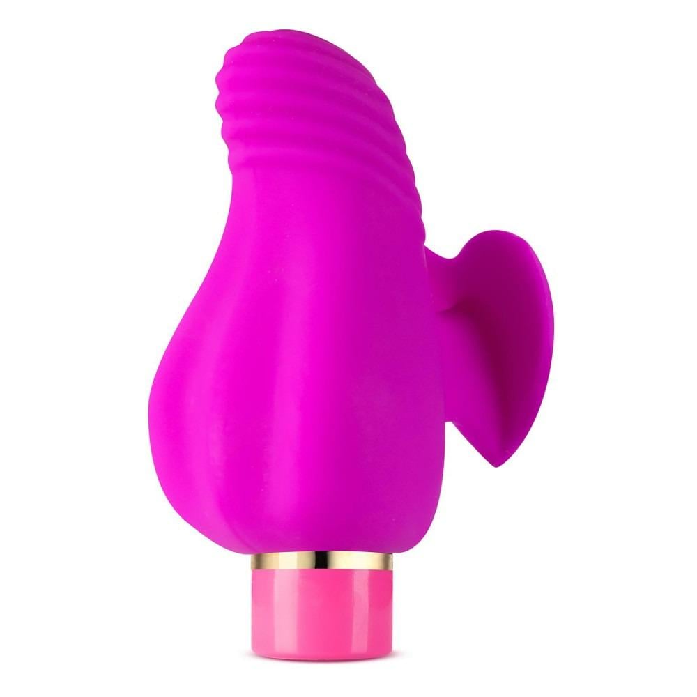 Вибратор на палец с рельефом Aria Blush Розовый силиконовый (T331812)