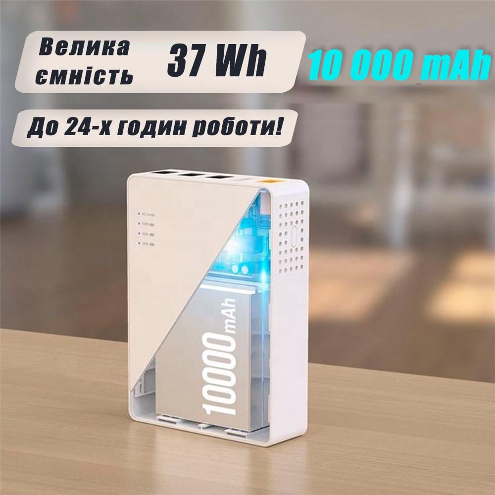 Безперебійник ONU GEPON mini UPS Marsriva для роутера DC 5-12V 18W 10000 mAh (11401808) - фото 3