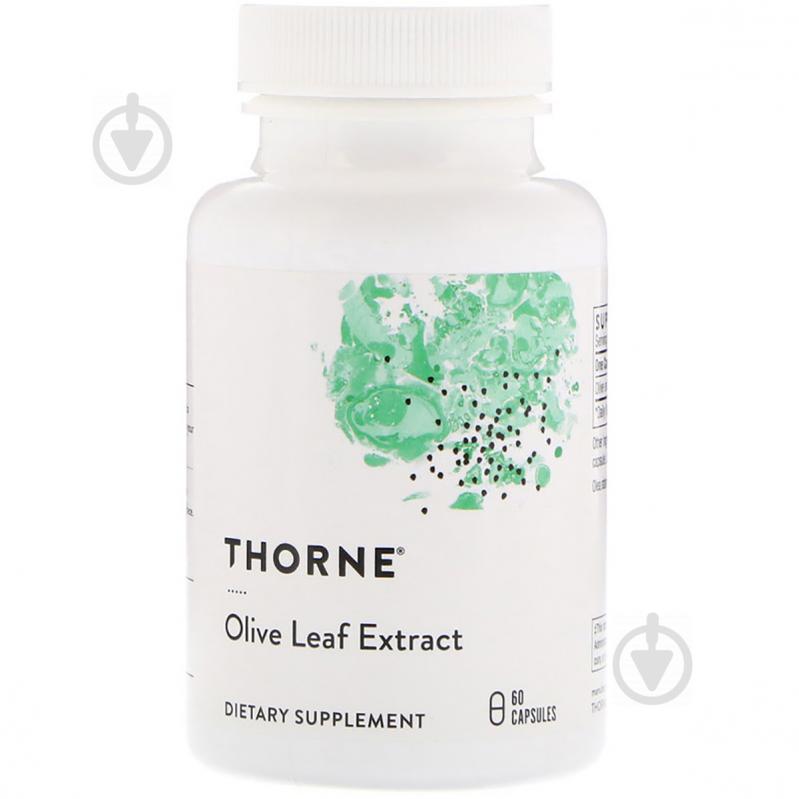 Экстракт из листьев оливкового дерева Thorne Research, Olive Leaf Extract, 60 капсул