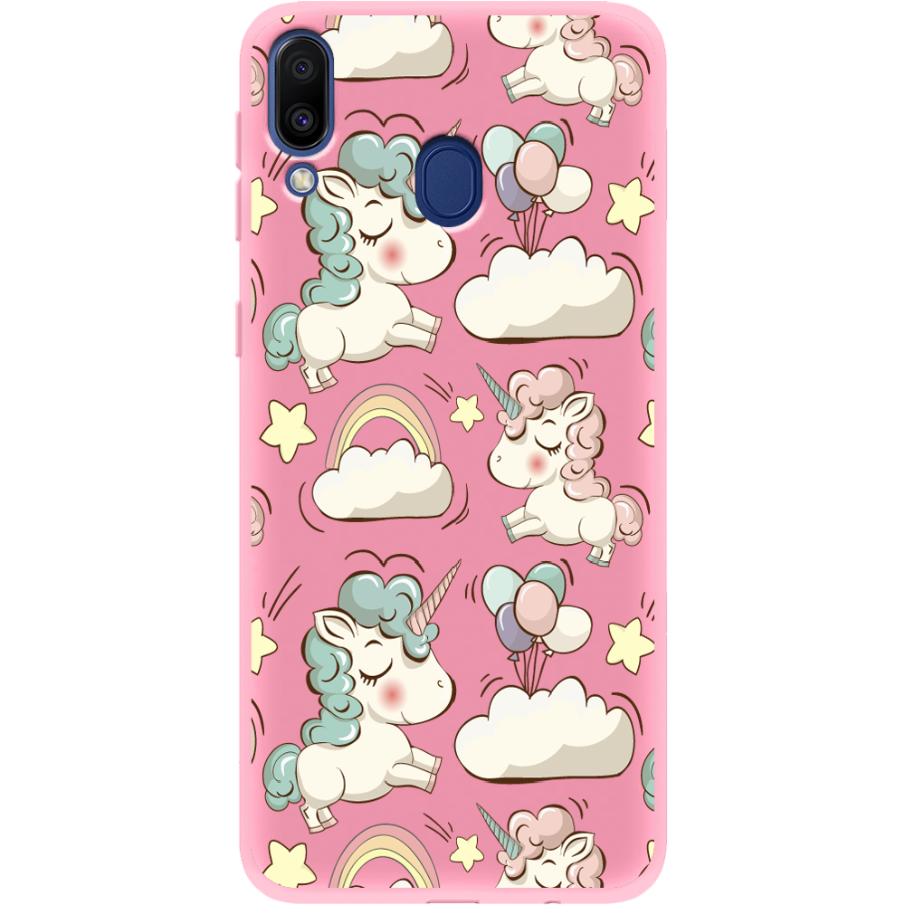Чехол Boxface Samsung M205 Galaxy M20 Unicorns Розовый силикон (36205-cc2-43046)